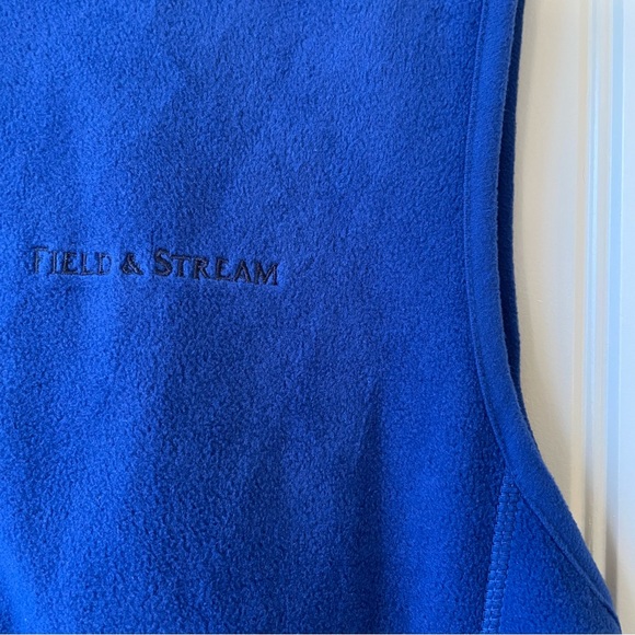 Field & Stream Arctic Blue Zip Up Fleece Vest - Picture 5 of 7